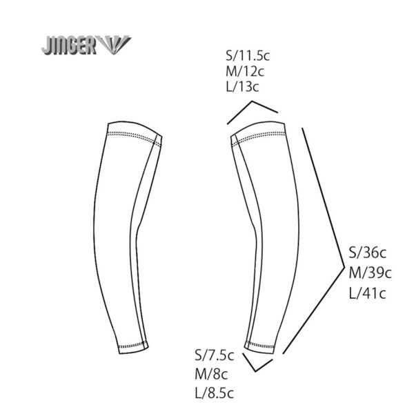 Japan Jinger Arm Sleeves J-7022 - Image 3