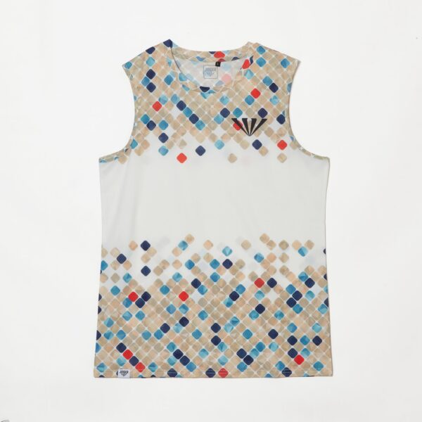 Japan Jinger Men's Tank top JM-6034 beige