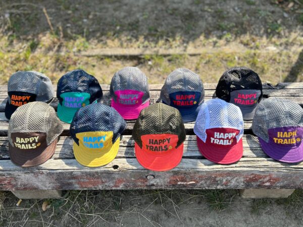 CACHALOT  linen mesh hand-painted jet cap - Happy Trails