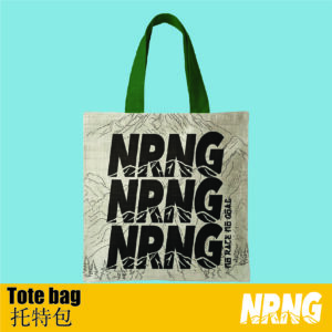NRNG logo tote bag beige
