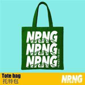 NRNG logo tote bag green