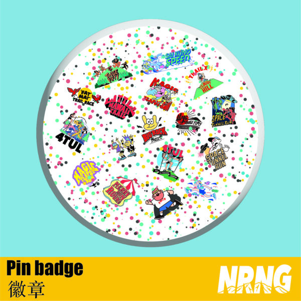 NRNG race pin badge 1