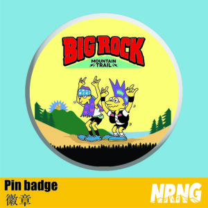 NRNG race pin badge 12