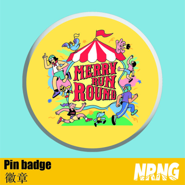 NRNG race pin badge 13