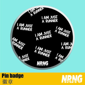NRNG slogan pin badge 2