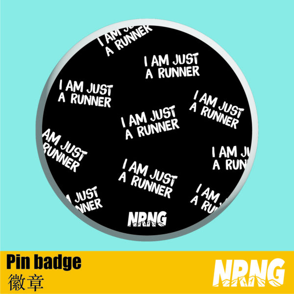 NRNG slogan pin badge 2
