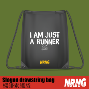 Slogan drawstring  bag